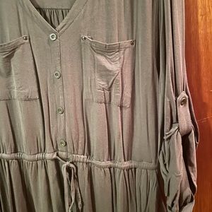 ARMY GREEN DRESS SUPER SOFT